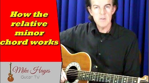 Guitar Chords: How the relative minor chord works