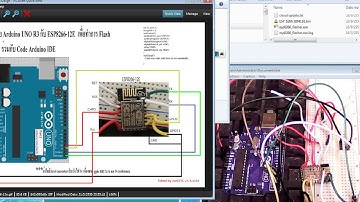 วิธี Flash Esp8266-12e flash firmware with arduino uno  Part1/2