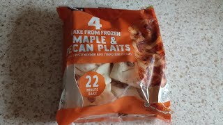 Aldi Maple & Pecan Plaits Pastry Food Snack Review £1.99