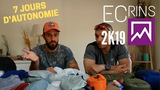 ECRINS 2K19 - LE SAC DE YAYA ! présentation/base weight/budget réduit