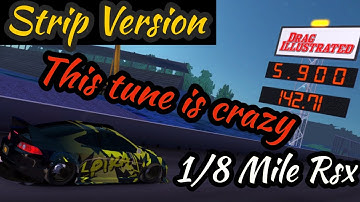 THE BEST 5.9 TUNE| 1/8 MILE Rsx  | Easy Cheap Build | 2.0.4 No Limit Drag Racing 2.0| POKÉMON CAR