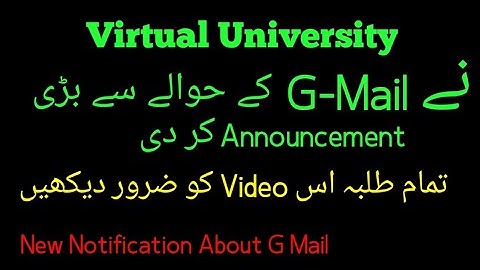 vu new notification about g-mail| grand quiz or midterm in vu 2022| world of education| by M.saqib