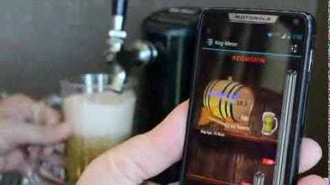 KegVision kegerator beer keg monitor smartphone