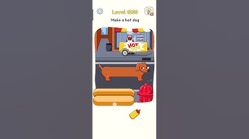 DOP 3 Level 1233 Walkthrough - "Make a hot dog" #shorts #dop #dop3 #gaming #gamingshorts