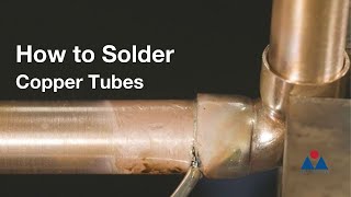 How to Solder Copper Tubes and Fittings with Tin 97 Solder