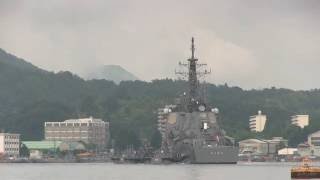M160817 海上自衛隊舞鶴基地 護衛艦『こんごう』 入港