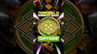LINK BASE TH14 RANKED TERKUAT! #clashofclansindonesia #cocindonesia #th14 #th14base