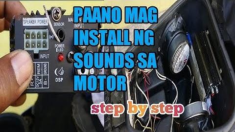 paano maglagay ng sounds sa motor*step by step*warshock23 vlog