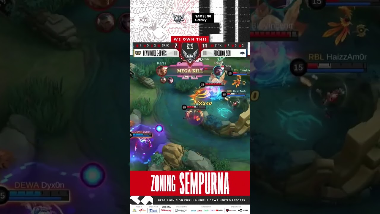 Zoning sempurna dari Rebellion Zion!! 🤯🤯🤯 