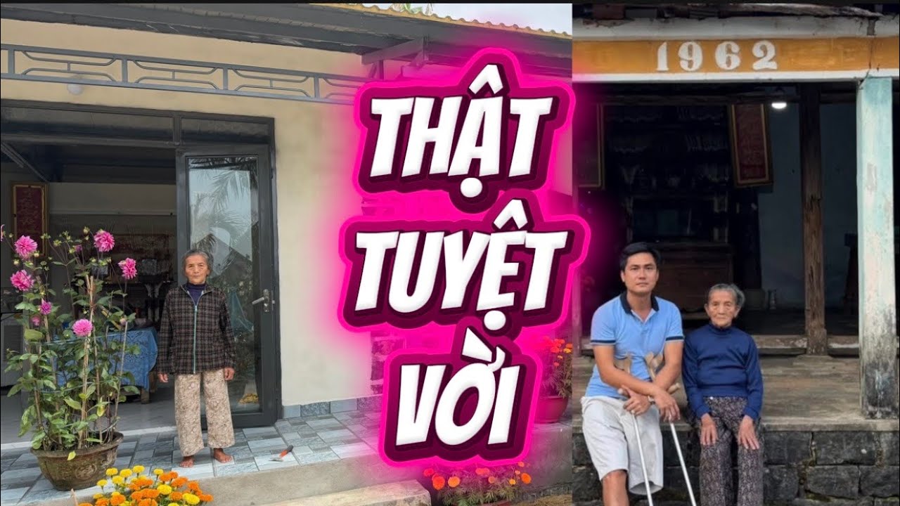 Bà cụ đã có ngôi nhà khang trang đón Tết nguyên đán