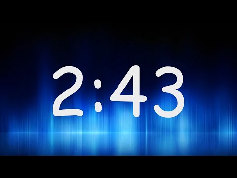 2:43 Minutes Timer / Countdown from 2min 43sec