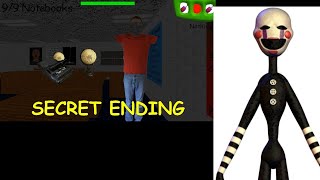 The Puppet Plays Baldi's Basics Classic Remastered Part 6 Party Secret Ending
