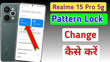 How to change pattern lock in Realme 15 pro 5g | Screen lock /Realme 15 pro me password kaise change