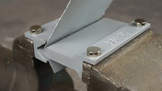 16ga 1/2" 30 Degree 3D Printed Vise Press Brake Dies Metalworking Bending Tool