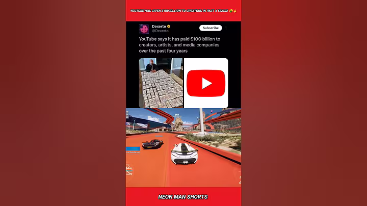 YouTube has given $100 Billion to creators in past 4 years! 🤑🔥 #shorts