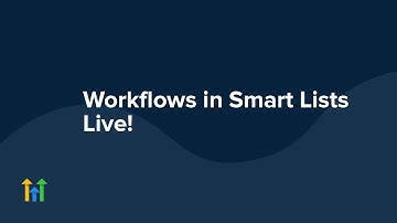 Workflows in Smart Lists Live!