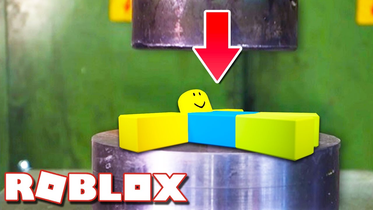 Crushing Roblox Noobs With A Hydraulic Press - if roblox noobs were in minecraft minecraftvideostv