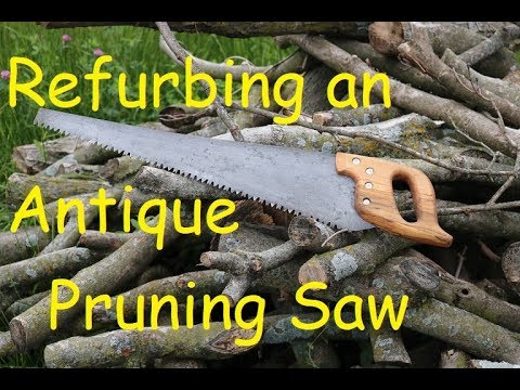 Refurbing An Antique Pruning Saw