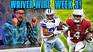 Top Waiver Wire Pickups You Need For Week 3! | 2021 Fantasy Football