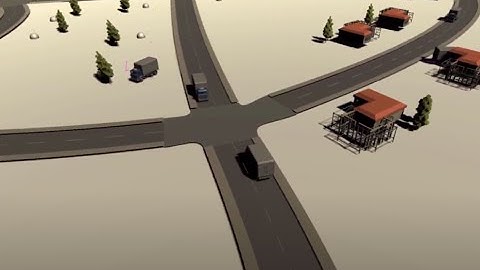 My city builder traffic engine prototype (Unity3d, C#, #madewithunity)