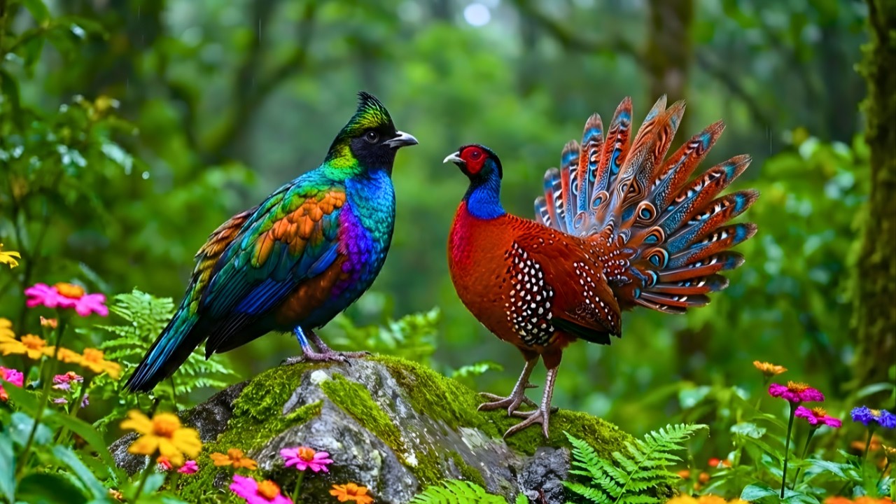 Tranquil Forest Ambience | Nature Sounds and Birds Singing for Stress Relief