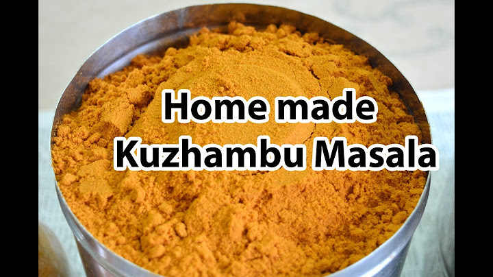 Homemade Curry Powder | குழம்பு மிளகாய்தூள் | Kuzhambu milagai thool