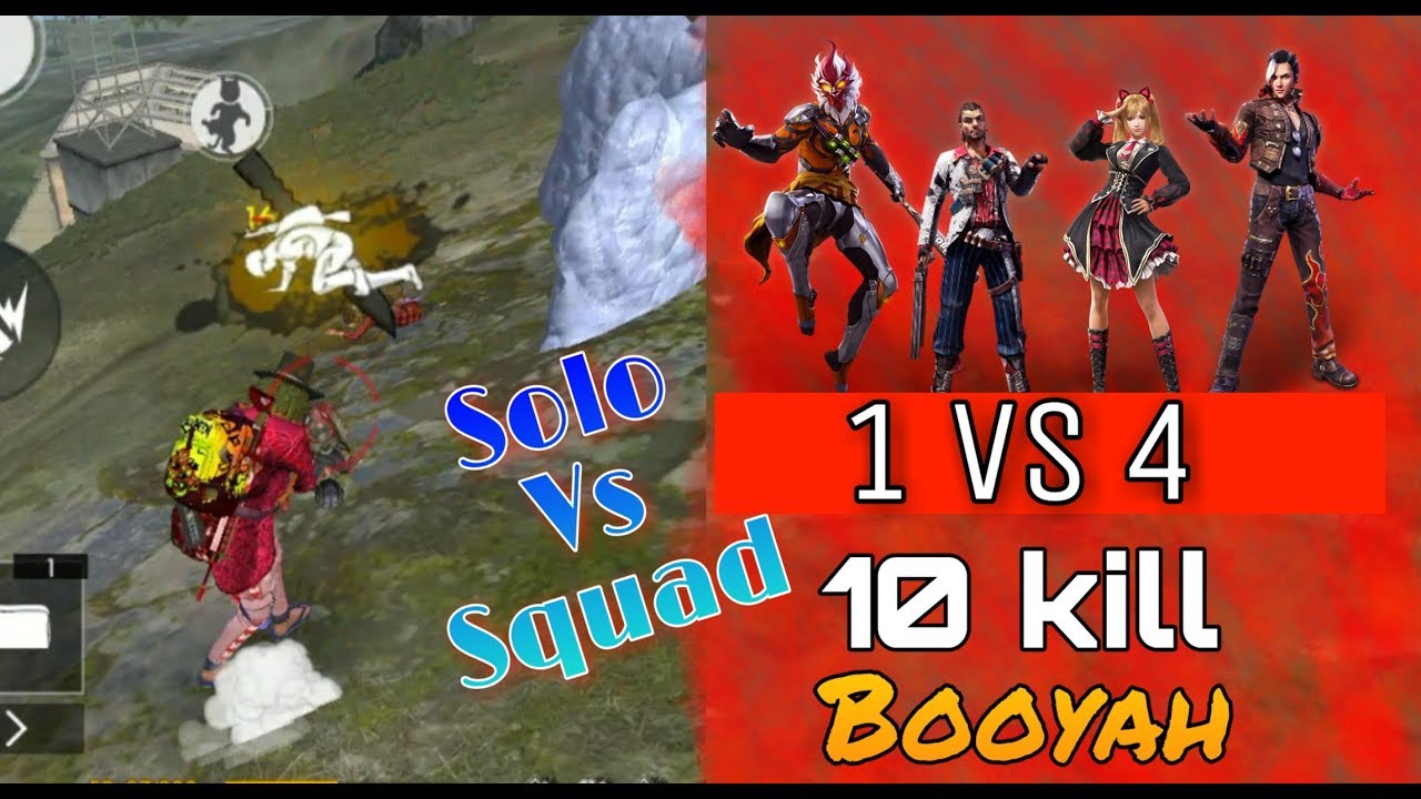 Free fire Solo Vs Squad Kaise Khele | Garena free fire ...