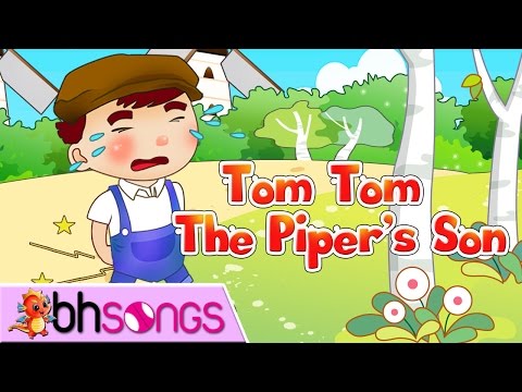 Tom, Tom, The Piper&#039;s Son | Nursery Rhymes TV [Vocal 4K]