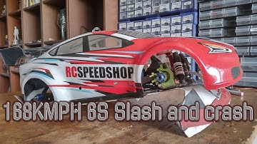 Slash 4x4 speed run 168KMPH new PB!