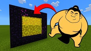 How To Make A Portal To The Sumo Wrestler Dimension in Minecraft! screenshot 3