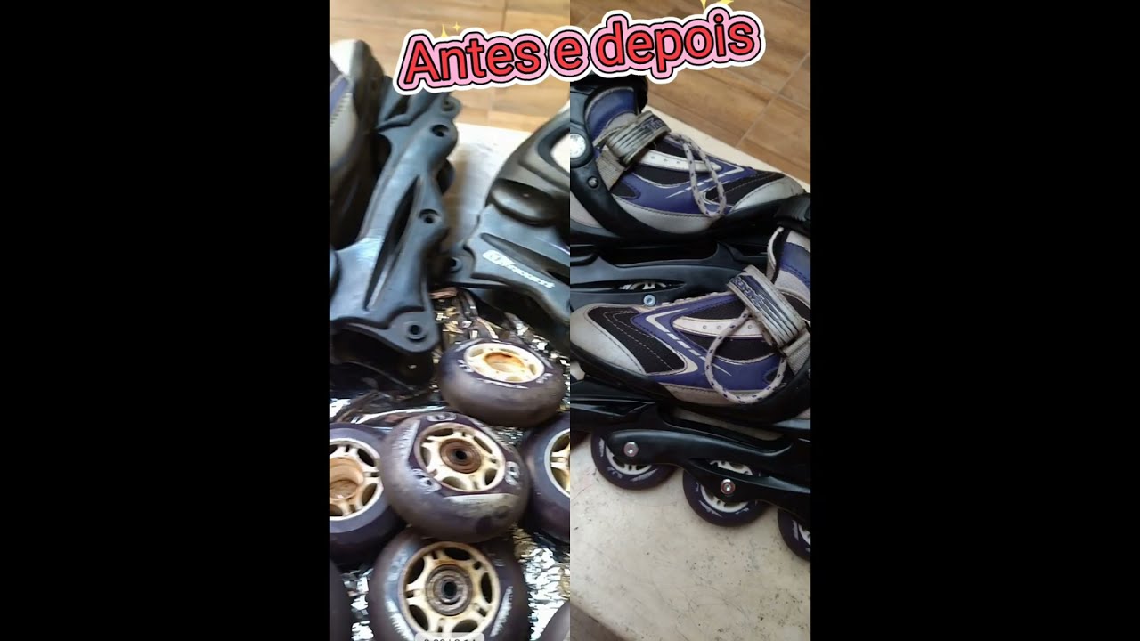 Troca de rolamentos do Patins #patins