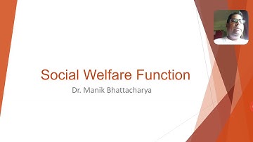 Social Welfare Function