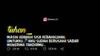 Story WA sedih lagu permata cinta