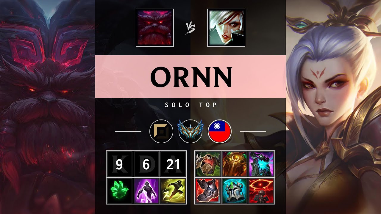 Ornn Vs Riven Ornn Top vs Riven - TW Challenger Patch 25.05 - YouTube