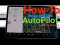 How to Setup and Use AutoPilot in a Tesla  Model 3 | AutoPilot 101 | The Basics |