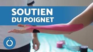 BANDE DE KINÉSIOLOGIE pour le POIGNET 👋🏽 Comment mettre une Kinesiotape sur POIGNET