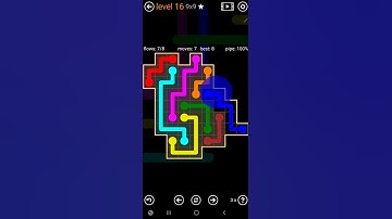 How To Solve Flow Free Amoeba Pack Level 16 9x9 Board Walk Through Solution Walkthrough
