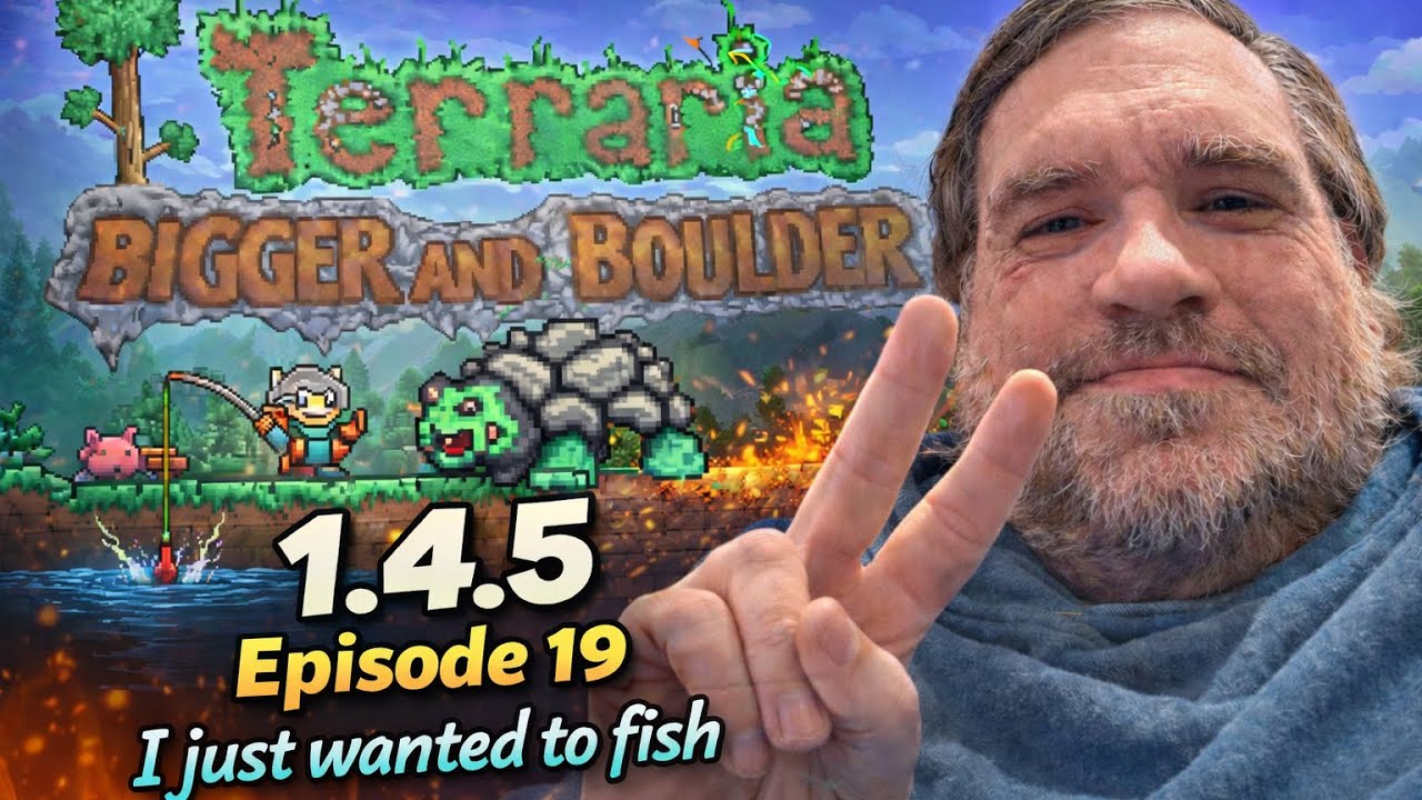 Terraria PS5 Pro 1.4.5 episode 19 I wanted to fish