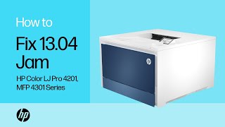 Clear a 13.04 Jam Error in Tray 3 | HP Color LaserJet Pro 4201, MFP 4301 Series | HP Support