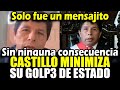 Pedro Castillo niega haber cometido un golp3 de estado y dice que solo leyó un mensajito