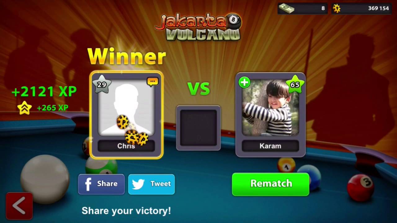 8 Ball Pool 2 Games In Jakarta Volcano YouTube