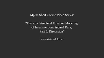 Mplus Short Course Topic 13: DSEM of Intensive Longitudinal Data -Discussion