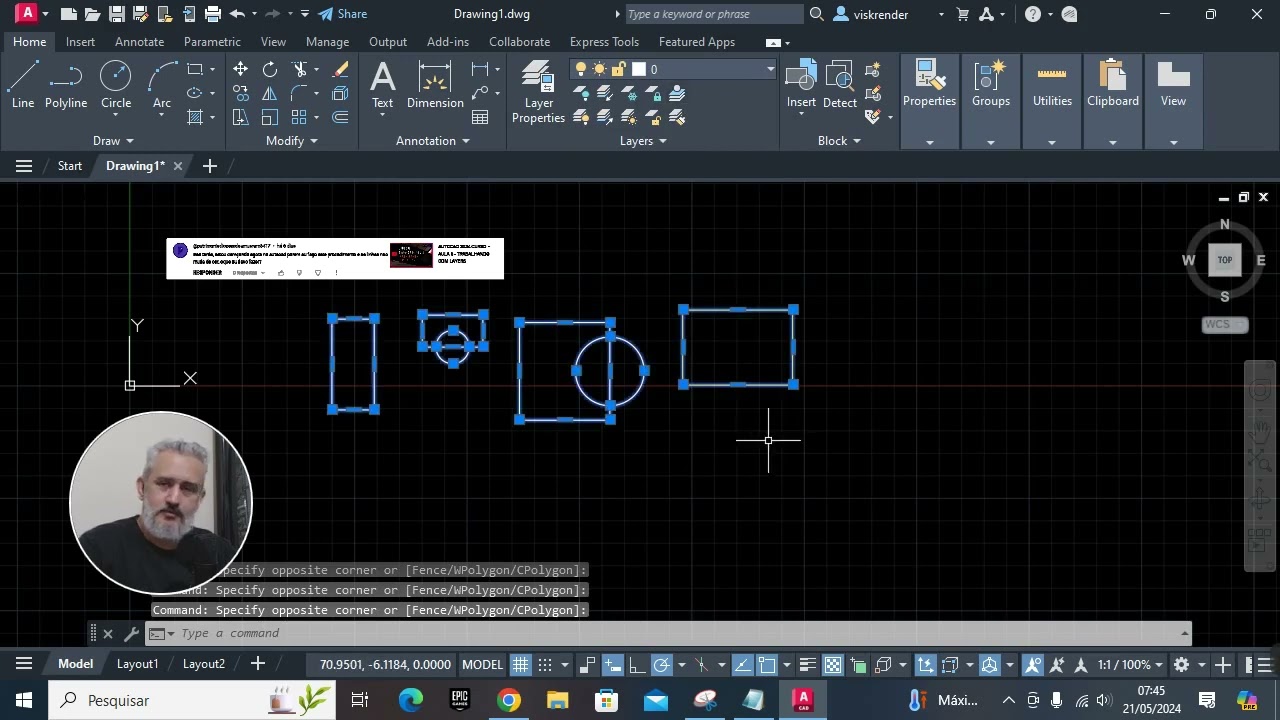 AutoCAD 2025 - A COR DAS LINHAS NÃO MUDAM