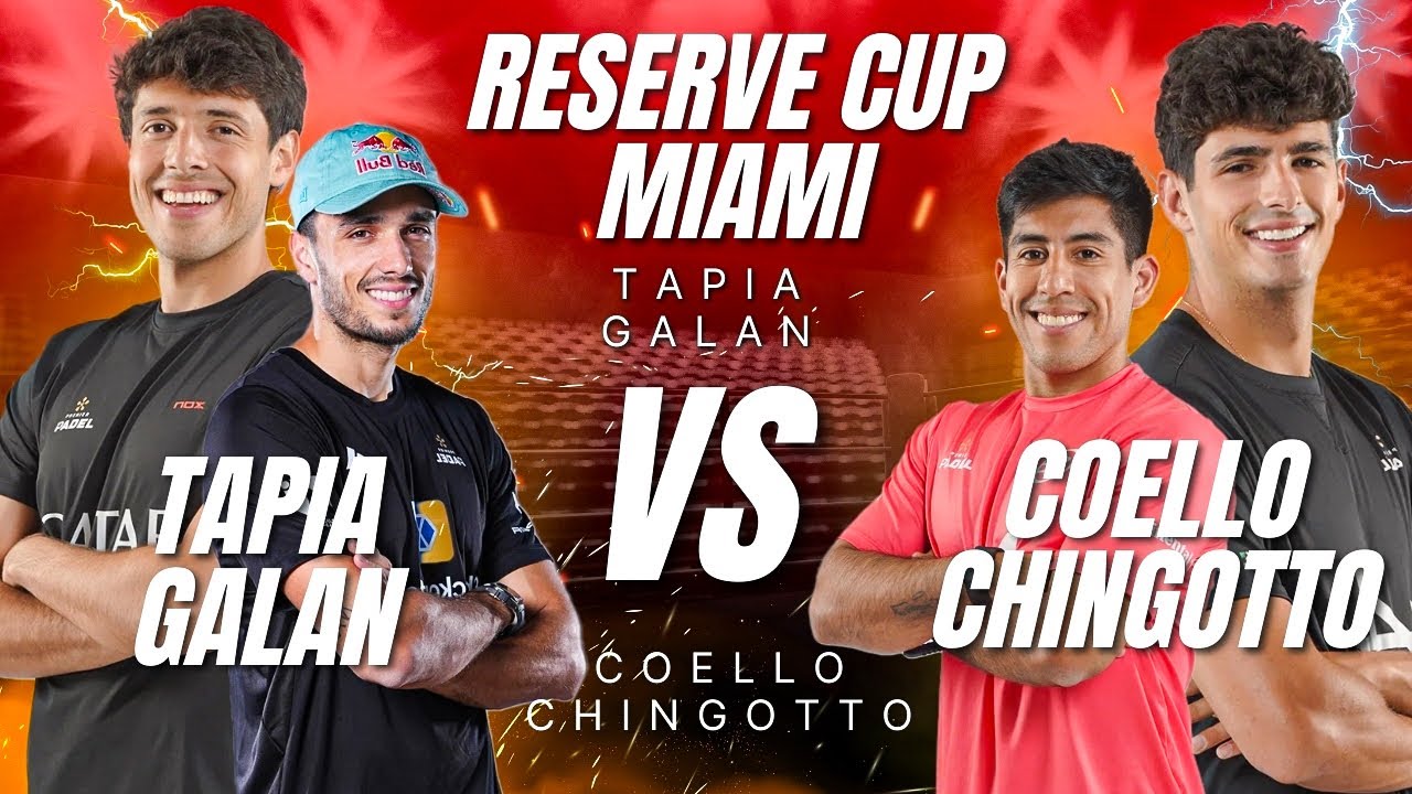 Histórico 🔥 Galán & Tapia vs Chingotto & Coello | El Partidazo del Año – Reserve Cup 2026