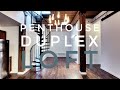 Penthouse Duplex Loft with City Views & Private Rooftop! Video Tour NYC Brooklyn NY