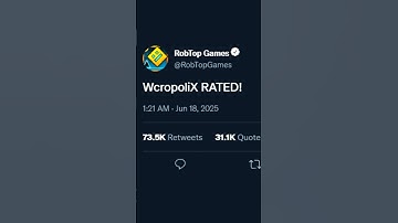 WcropoliX Got RATED! (Geometry Dash)