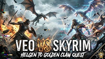Skyrim Reimagined: Every Second Generated by Google Veo (Helgen to Golden Claw)