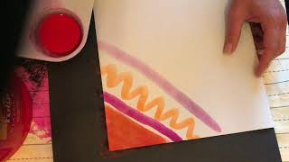 Painting your sketchbook cover