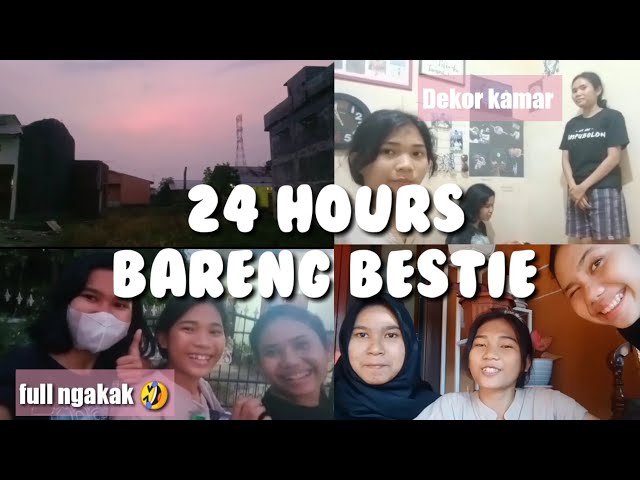 #ASVlog001 24 JAM BARENG BESTIE ‼️NGAKAK POLL 🤣🤣 #fyp #vlog #bestie class=