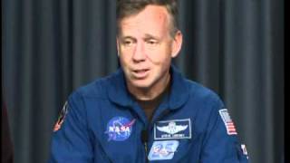 STS-133 Post landing crew news conference